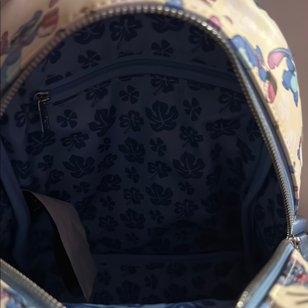 Limited Edition Stitch Patterned Backpack With Bl… - image 5